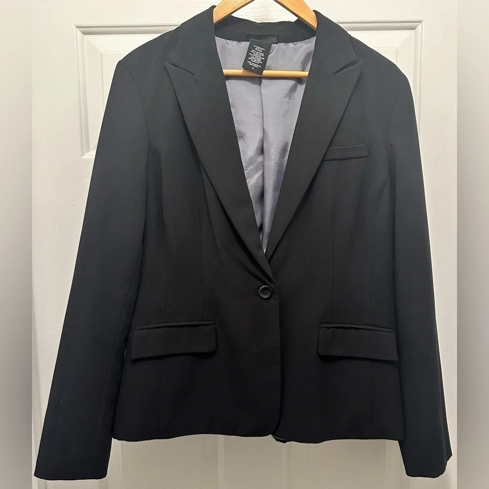 Metaphor Women’s Black Suit Jacket Blazer Size 16 - Picture 1 of 5